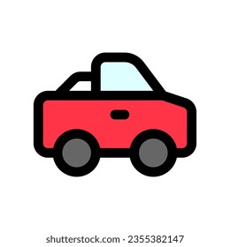 Editable pick-up truck vector icon. Vehicles, transportation, travel. Part of a big icon set family. Perfect for web and app interfaces, presentations, infographics, etc