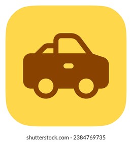 Editable pick-up truck vector icon. Vehicles, transportation, travel. Part of a big icon set family. Perfect for web and app interfaces, presentations, infographics, etc