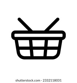 Editable picnic shopping basket vector icon. Part of a big icon set family. Perfect for web and app interfaces, presentations, infographics, etc