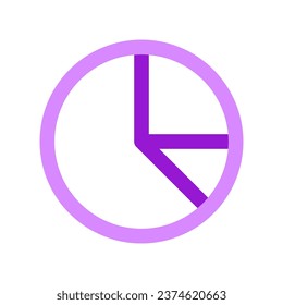 Editable pie chart vector icon. Part of a big icon set family. Perfect for web and app interfaces, presentations, infographics, etc