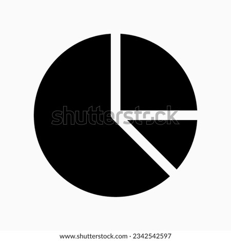 Editable pie chart vector icon. Part of a big icon set family. Perfect for web and app interfaces, presentations, infographics, etc