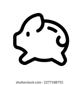Icono de vector de banco de cerco modificable. Parte de una familia de iconos grandes. Finanzas, negocios, inversión, contabilidad. Perfecto para interfaces web y de aplicaciones, presentaciones, infografías, etc