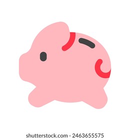Icono de Vector de hucha editable. Parte de una gran familia de iconos. Finanzas, negocios, inversiones, contabilidad. Perfecto para interfaces de Web y App, presentaciones, infografías, etc