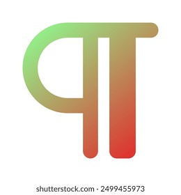 Pilcrow editable, ícono de Vector de símbolo de párrafo. Parte de una gran familia de iconos. Perfecto para interfaces de Web y App, presentaciones, infografías, etc