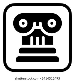 Editable pillar vector icon. History, museum, art. Part of a big icon set family. Perfect for web and app interfaces, presentations, infographics, etc