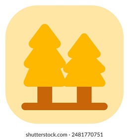 Editable pine trees vector icon. Part of a big icon set family. Perfect for web and app interfaces, presentations, infographics, etc