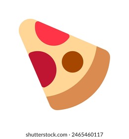 Editable pizza slice vector icon. Part of a big icon set family. Perfect for web and app interfaces, presentations, infographics, etc