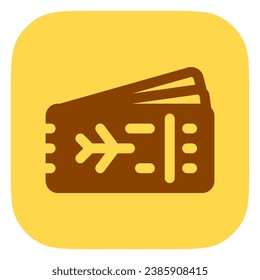 Editable plane ticket, boarding pass vector icon. Part of a big icon set family. Perfect for web and app interfaces, presentations, infographics, etc