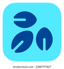Editable plant seeds, leaves vector icon. Gardening, landscaping, horticulture. Part of a big icon set family. Perfect for web and app interfaces, presentations, infographics, etc