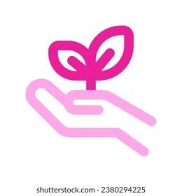 Editable plant a tree, seedling, go green vector icon. Environment, ecology, eco-friendly. Part of a big icon set family. Perfect for web and app interfaces, presentations, infographics, etc