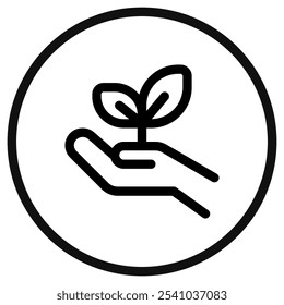 Editable plant a tree, seedling, go green vector icon. Environment, ecology, eco-friendly. Part of a big icon set family. Perfect for web and app interfaces, presentations, infographics, etc