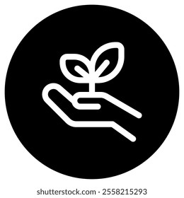 Editable plant a tree, seedling, go green vector icon. Environment, ecology, eco-friendly. Part of a big icon set family. Perfect for web and app interfaces, presentations, infographics, etc