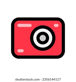 Editable pocket camera vector icon. Part of a big icon set family. Perfect for web and app interfaces, presentations, infographics, etc