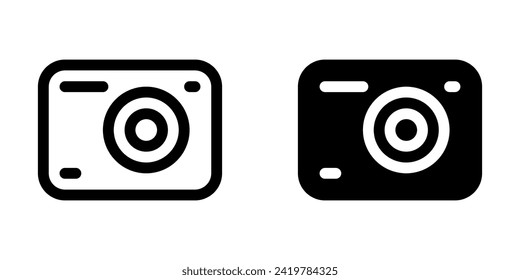 Editable pocket camera vector icon. Part of a big icon set family. Perfect for web and app interfaces, presentations, infographics, etc