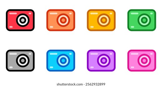 Editable pocket camera vector icon. Part of a big icon set family. Perfect for web and app interfaces, presentations, infographics, etc