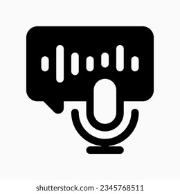 Editable podcast, audio book, chat, broadcast vector icon. Online learning, course, tutorial. Part of a big icon set family. Perfect for web and app interfaces, presentations, infographics, etc