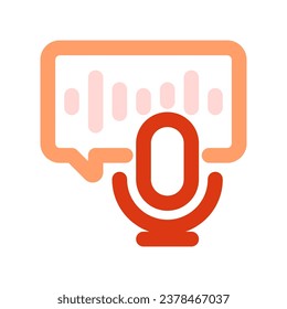 Editable podcast, audio book, chat, broadcast vector icon. Online learning, course, tutorial. Part of a big icon set family. Perfect for web and app interfaces, presentations, infographics, etc