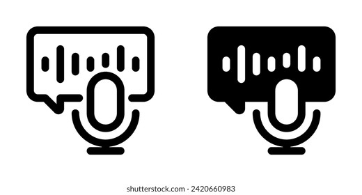 Editable podcast, audio book, chat, broadcast vector icon. Online learning, course, tutorial. Part of a big icon set family. Perfect for web and app interfaces, presentations, infographics, etc