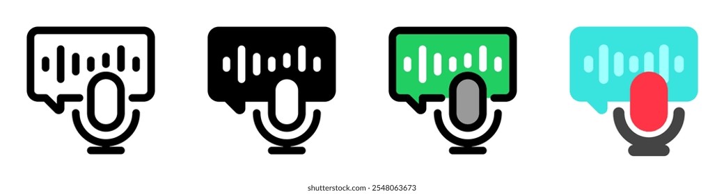 Editable podcast, audio book, chat, broadcast vector icon. Online learning, course, tutorial. Part of a big icon set family. Perfect for web and app interfaces, presentations, infographics, etc