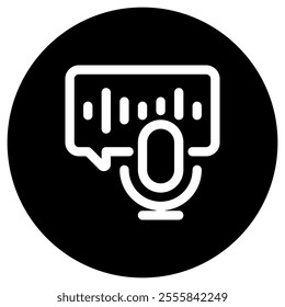 Editable podcast, audio book, chat, broadcast vector icon. Online learning, course, tutorial. Part of a big icon set family. Perfect for web and app interfaces, presentations, infographics, etc