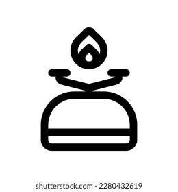 Editable portable stove vector icon. Part of a big icon set family. Perfect for web and app interfaces, presentations, infographics, etc