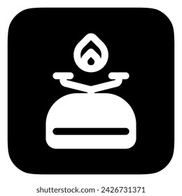 Editable portable stove vector icon. Part of a big icon set family. Perfect for web and app interfaces, presentations, infographics, etc