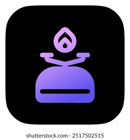 Editable portable stove vector icon. Part of a big icon set family. Perfect for web and app interfaces, presentations, infographics, etc