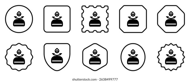 Editable portable stove vector icon. Part of a big icon set family. Perfect for web and app interfaces, presentations, infographics, etc