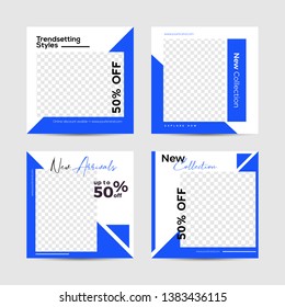 Plantilla editable Banners de medios sociales para marketing digital. Promoción de la marca. Historias. Transmisión. Ilustración de vectores - Vector
