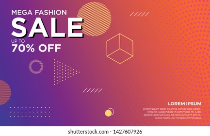 Editable Post Template Social Media Banners for Digital Marketing. Promotion Brand Fashion. Stories. Streaming. Vector Illustration 