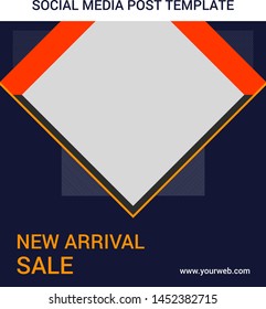 Editable Post Template Social Media Banners For Prompt Your Fashion Product