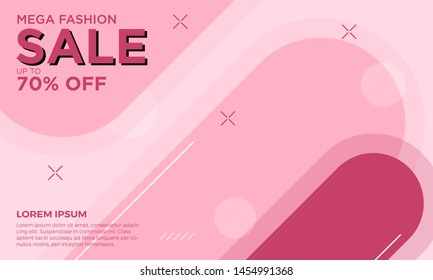 Editable Post Template Social Media Banners for Digital Marketing. Promotion Brand Fashion. Streaming. Vector Illustration 