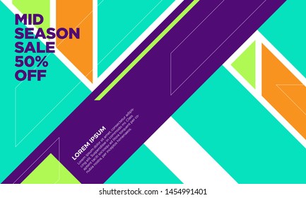 Editable Post Template Social Media Banners for Digital Marketing. Promotion Brand Fashion. Streaming. Vector Illustration 