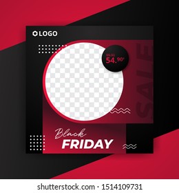 Editable Post Template Social Media Banners and feed post, sale promotion and digital marketing, Trendy background design for instagram ads. eps10 vector.