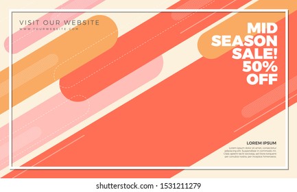 Editable Post Template Social Media Banners for Digital Marketing. Promotion Brand Fashion. Stories. Streaming. Vector Illustration 