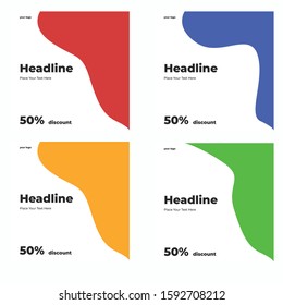Editable Post Template Social Media Banners for Digital Marketing