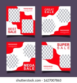 Editable Post Template Social Media Banners for Digital Marketing.