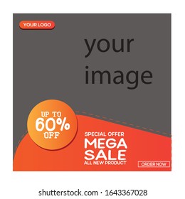 Editable Post Template Social Media Banners for Digital Marketing