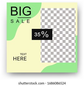 Editable Post Template Social Media Banners for Digital Marketing.Collection of modern square blog posts Edit simple banner info, trendy book cover ideas. style of display of digital web letters. eleg