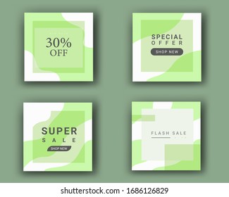 Editable Post Template Social Media Banners for Digital Marketing.
