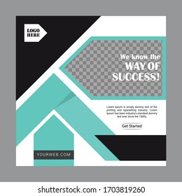 Editable Post Template Social Media Banners for Digital Marketing. Promotion Brand Fashion. Stories. Streaming. Vector Illustration - Vector