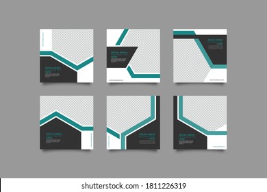 Editable Post Template Social Media Banners for Digital Marketing. Promotion Brand Fashion. Stories. Streaming.