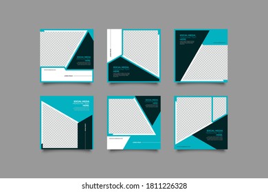 Editable Post Template Social Media Banners for Digital Marketing. Promotion Brand Fashion. Stories. Streaming.