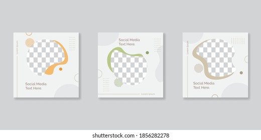 Editable Post Template Social Media Banners for Digital Marketing. Promotion Brand Fashion. Stories. Streaming. 