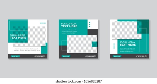 Editable Post Template Social Media Banners for Digital Marketing. Promotion Brand Fashion. Stories. Streaming. 