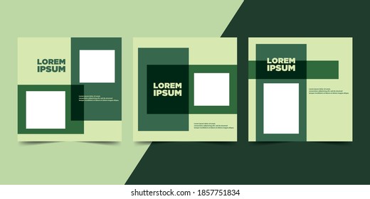 Editable Post Template Social Media Banners for Digital Marketing. Vector Illustration.