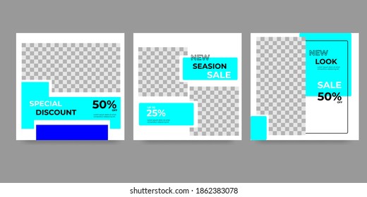 Editable Post Template Social Media Banners for Digital Marketing. Promotion Brand Fashion. Stories. Streaming. Vector Illustration eps10
