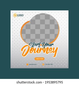 Editable Post Template Social Media Banners for Digital Marketing.