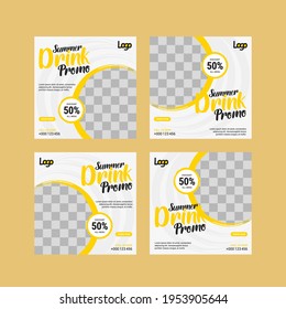 Editable Post Template Social Media Banners for Digital Marketing.