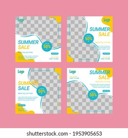 Editable Post Template Social Media Banners for Digital Marketing.